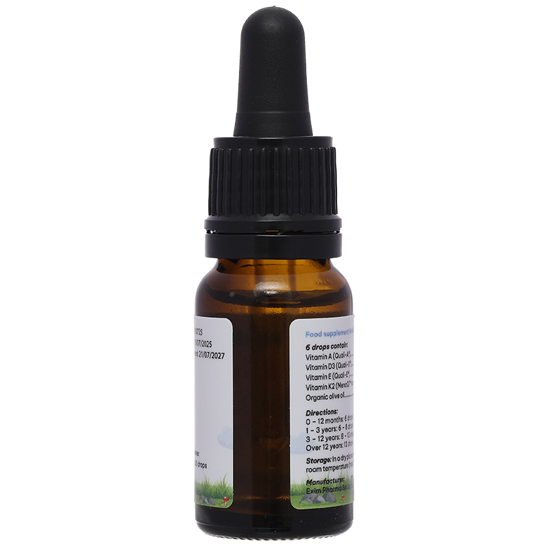 Welkids ADEK hỗ trợ tăng cường sức khỏe cho trẻ em chai 10ml - 11